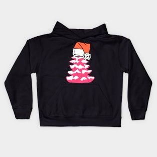 Pink Christmas Tree Kids Hoodie